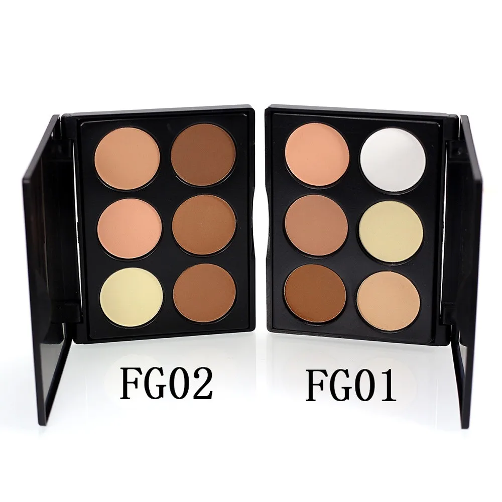 

Professional 6 Colors Contour Face Cream Makeup Concealer Palette Cosmetics F720