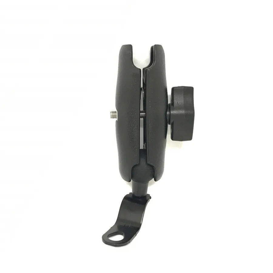 

Motorcycle Rearview Holder Base Mount Ball Double Socket Arm with 1 inch Mounts for gopro Garmin for Ram