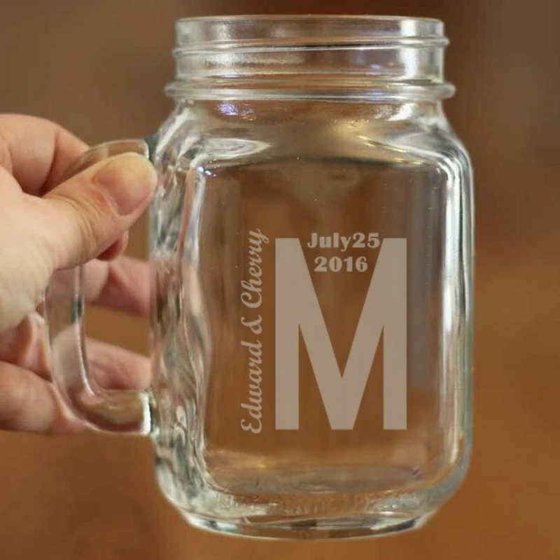 1 Stylish Mason Cup Bulk Capacity 450ml Can Hold Water Juice and