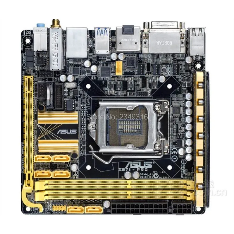 

For ASUS Z87I-PRO original motherboard Socket LGA 1150 DDR3 Z87 SATA3 USB3.0 Desktop Motherboard
