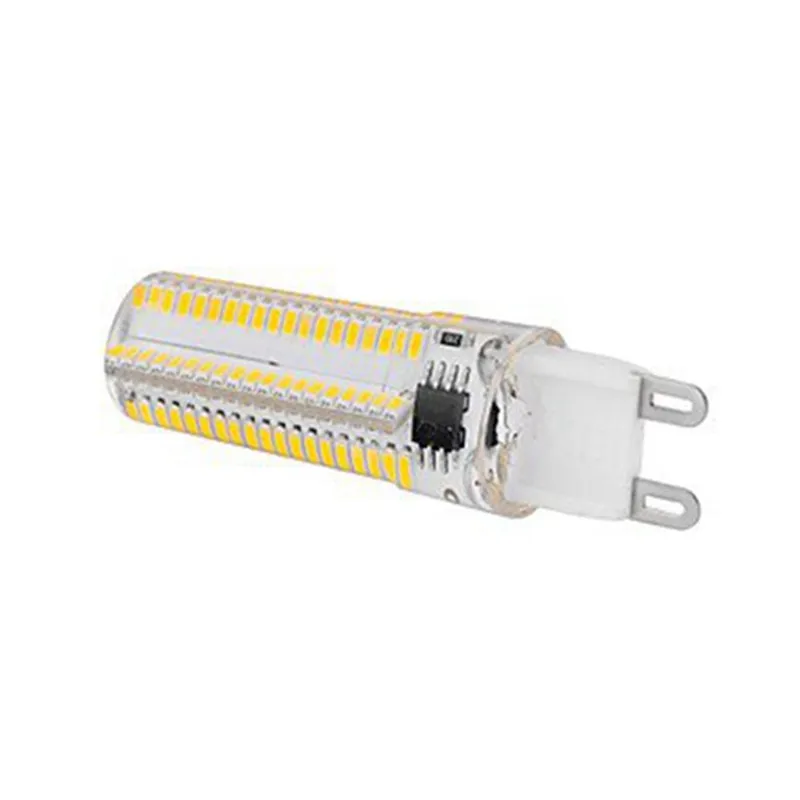 Лампочки, G9 G4 7W 3014 SMD 152 светодиоды теплый белый/холодный белый диммируемая силиконовая кукурузная Лампа 220v Энергосберегающая лампа