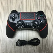 Беспроводной с вибрацией и Bluetooth шок геймпад игровой пульт дистанционного управления Джойстик для Sony Playstation4 Dualshock 4 PS4 консоль/ПК с кабелем
