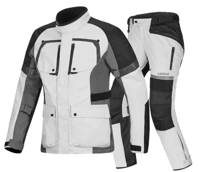 

Motorcycle Jacket men Winter Detechable Waterproof Jacket reflective motocross racing Moto Pants Suit Clothing Protective Gear