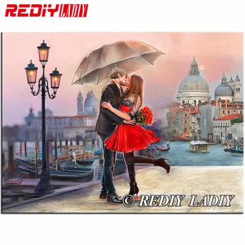 

5D Diamond Paintings Cross Stitch Venice Italy Diamond Pattern Beadwork Pictures of Rhinestones Needlework Diamond Mosaic Crafts