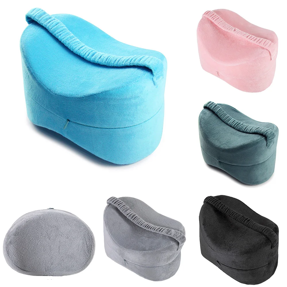 Hot Memory Foam Knee Pillow Washable Cover Elastic Strap Leg Pillow for Pregnancy Leg Hip Pain Sleeping Rest Yoga Foot Cushion Hot Memory Foam Knee Pillow Washable Cover Elastic Strap Leg Pillow for Pregnancy Leg Hip Pain Sleeping Rest Yoga Foot Cushion