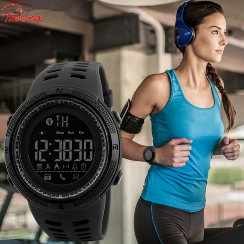 Hot Men Smart Watch Chrono Calories Pedometer Multi-Functions Sports Watches Reminder Digital Wristwatches 1250 Hot Men Smart Watch Chrono Calories Pedometer Multi-Functions Sports Watches Reminder Digital Wristwatches 1250