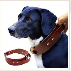 Personalized Dog ID Collar Genuine Leather Small Medium Dogs Cat Collar Custom Pet Name And Phone Number Free Engraving