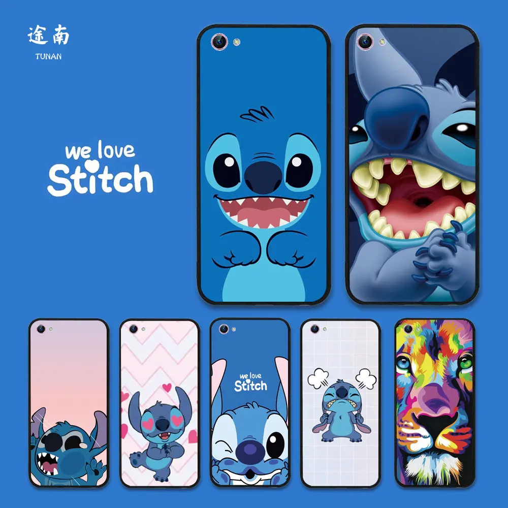 

Cute cartoon Lilo Stitch Coque Funda cute case Cover For VIVO X9 X7 X6 X20 V7 Y79 Y66 Y67 Y69 Y55 Y53 Y75 fashion phone cases