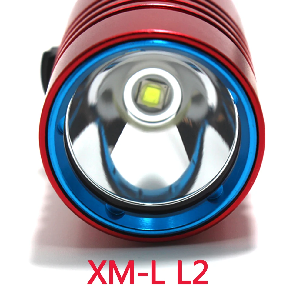 Фирменная Новинка DX1 XM-L XML XM-L2 15 Вт 5000LM Алюминий сплав Водонепроницаемый светодиодный фонарик Дайвинг подводная лампа факел проблескового света