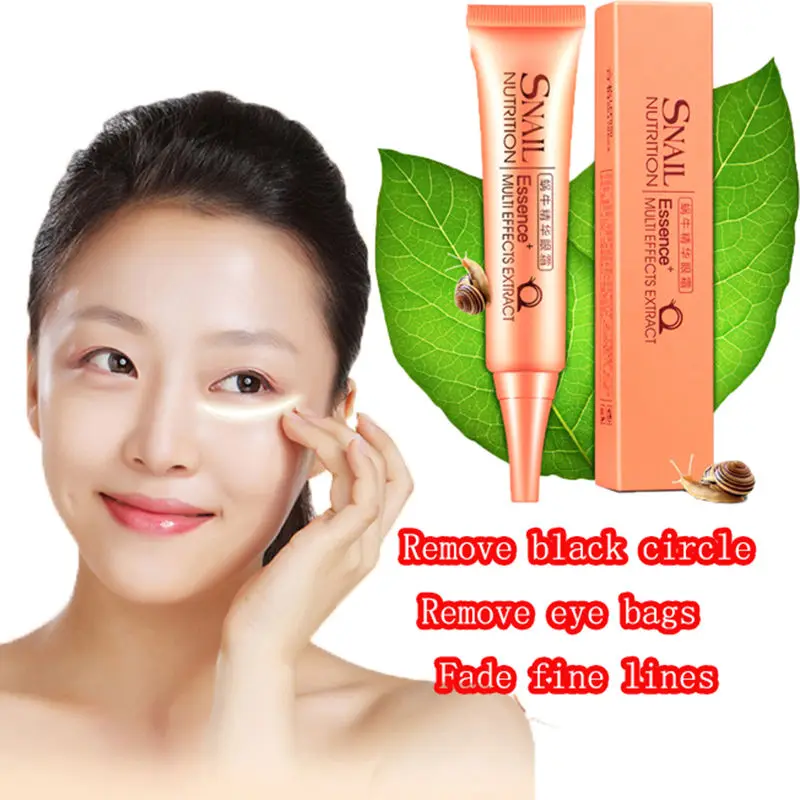 Snail Moisturizing Anti aging Wrinkle Remove Dark Circles Eye Creameye