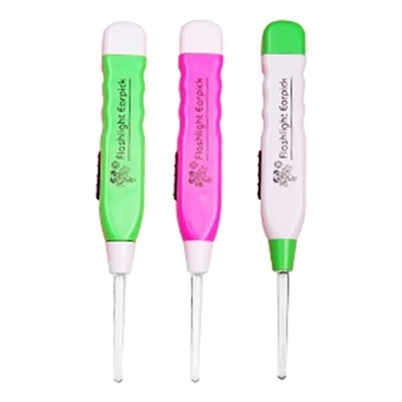 

2 pcs/lot Portable Stainless Steel Ear Pick curette Ear Wax Remover Spiral Spring earpick Children Button Earwax er ba Clean Ear
