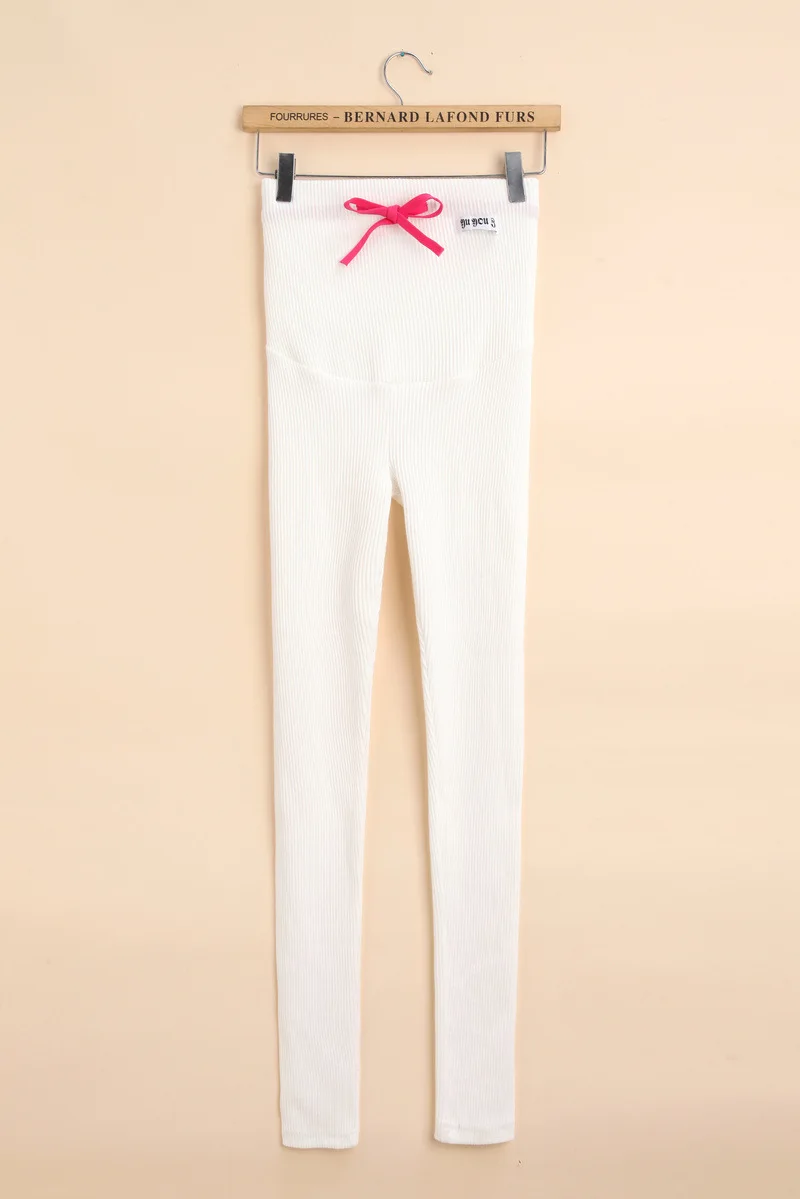 Горячая Распродажа, обтягивающие штаны для беременных с резьбой, весенне-осенняя одежда для беременных, Леггинсы для беременных, SH-S017 - Цвет: white