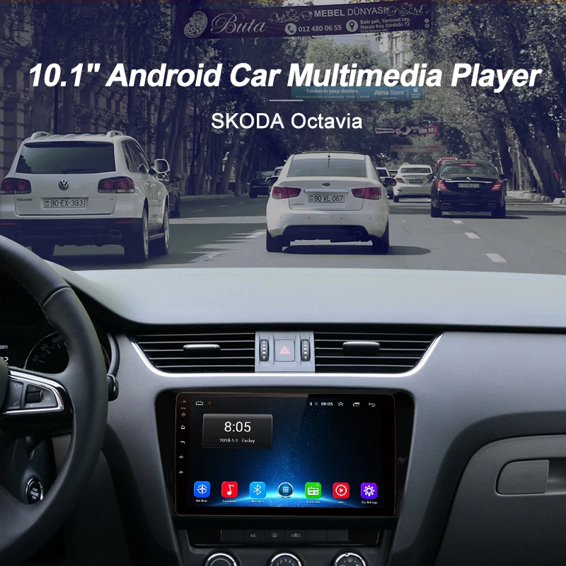 Junsun V1 2G + 32G Android 9 0 для SKODA Octavia 2013 2018 A7 автомобильный Радио Мультимедиа Видео плеер