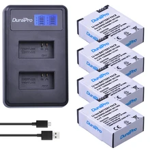 4pc 1250mAh AHDBT-301 AHDBT-302 Rechargeable Battery + LCD USB Charger for AHDBT 301 302 Gopro Hero 3 Hero 3+ Go Pro Hero 3