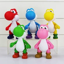 12cm 5 couleurs Anime dessin animé Dragon main mobile PVC Figure poupée jouets pour les enfants