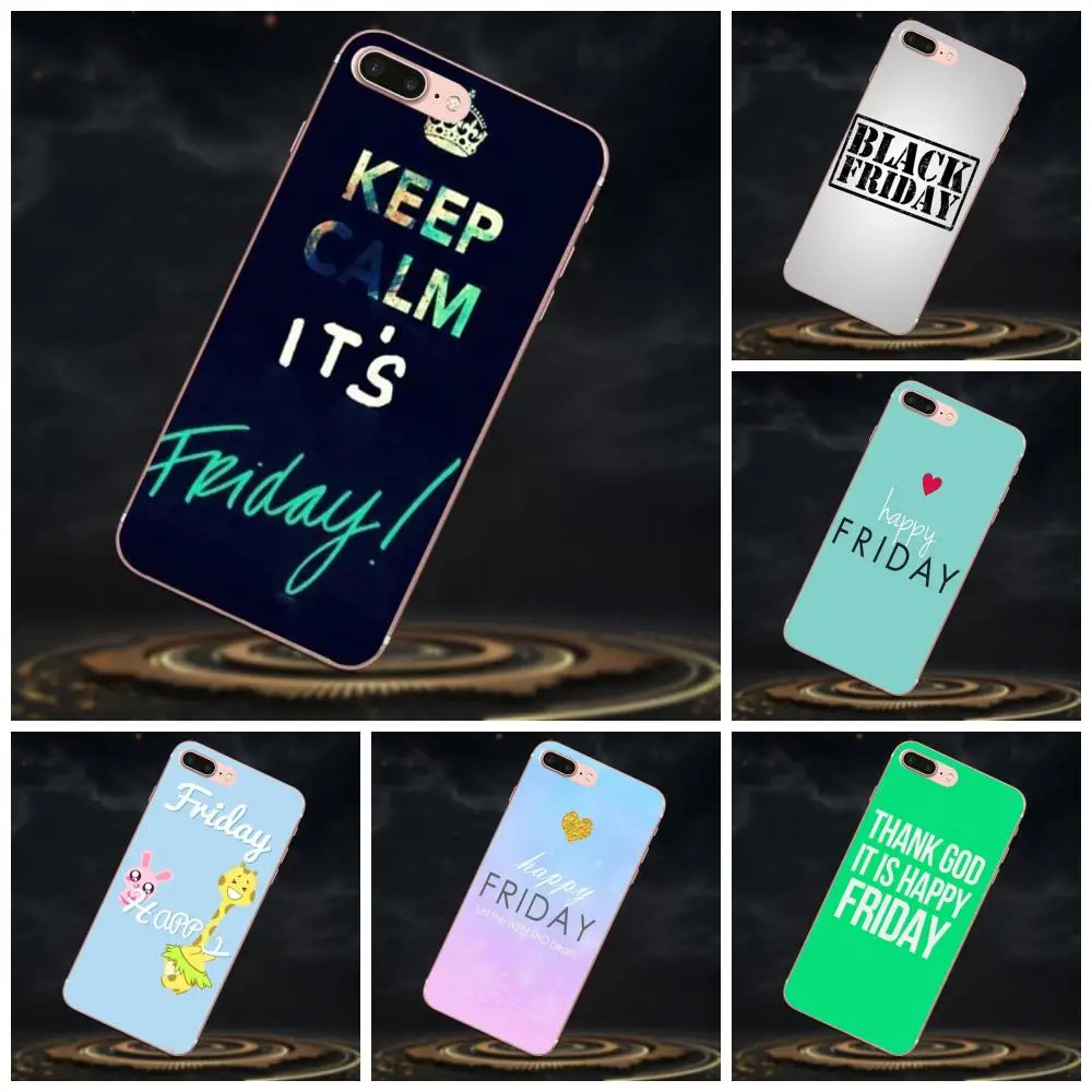 

For Huawei P7 Honor 4C 5A 5C 5X 6 6C 6A 6X 7 7X 8 9 V8 V10 Y3II Y5II Y6II G8 Play Lite Phone Soft Shell Letter Friday