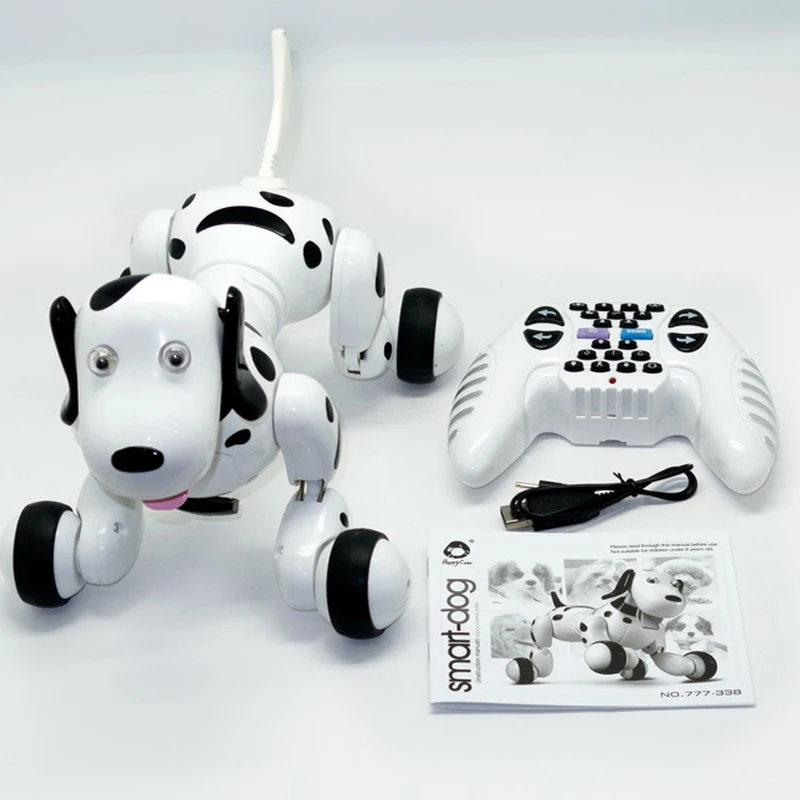 Электрическая собака купить. Радиоуправляемая робот-собака HAPPYCOW Smart Dog 2.4g - 777-338. Робот-собачка "Smart Dog" на пульте управления 25 см. Радиоуправляемая робот-собака HAPPYCOW Smart Dog 777-338 черный/белый. Интерактивная собака робот Remote Control.