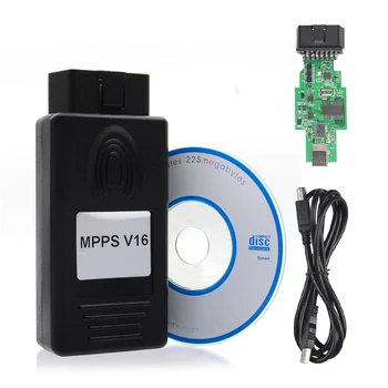 

MPPS V16 ECU Chip Tuning Tool for EDC15 EDC16 EDC17 MPPS V 16.1.02 ECU Flasher OBD2 ECU Diagnostic-tool Scanner Multi-language
