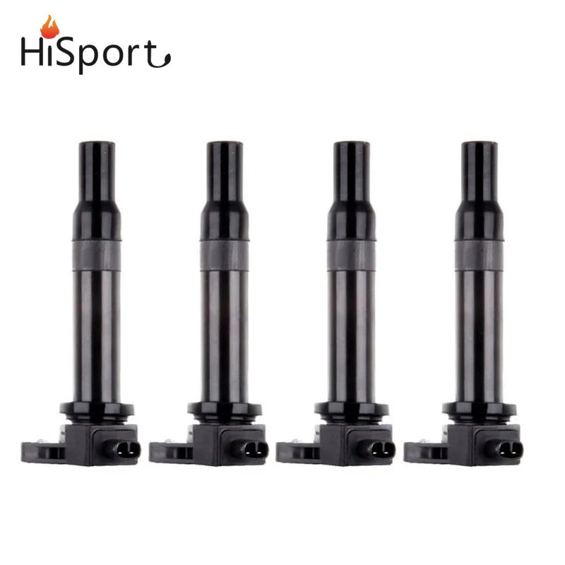 4 Pcs Ignition coil Pack for Kia Dodge Hyundai Accent Rio Rio5 Attitude 1.6L I4 UF499 27301-26640 C1543 UF-499 Free Shipping | Автомобили