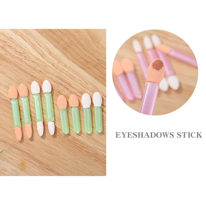 1set New Eye shadow Applicator Sponge Double Ended Make Up Supplies Portable Eye Shadow Brushes Random Color 1set New Eye shadow Applicator Sponge Double Ended Make Up Supplies Portable Eye Shadow Brushes Random Color