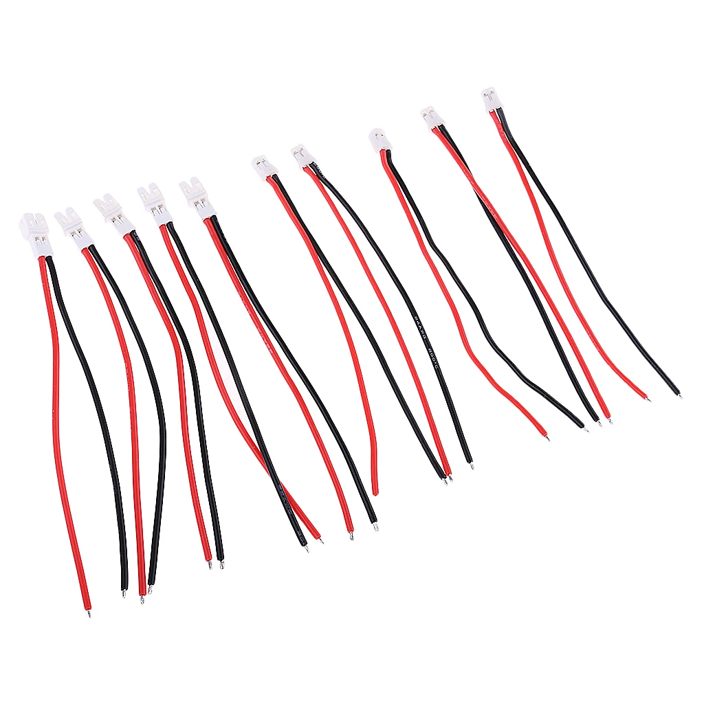 10Pcs/Set RC Upgrade Parts 55mm JST-PH 2.0 Connector Wire Cable Line Adapter  Lipo Battery JST 2 Male Female Socket Cable  