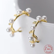 Оригинальные серьги-гвоздики из стерлингового серебра 925 пробы с веткой дерева, дизайн, модные серьги для женщин, очаровательные ювелирные изделия, подарок