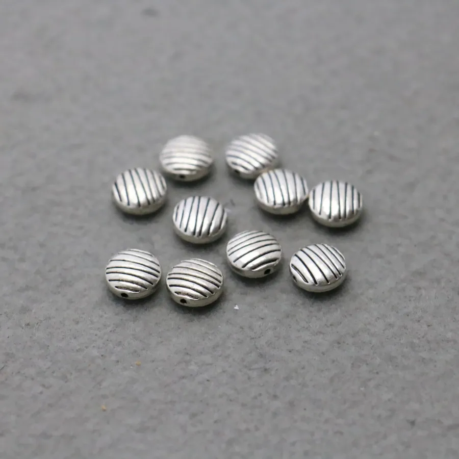 5PCS Hardware alloy stripe Fittings for DIY Accessory Silver plate