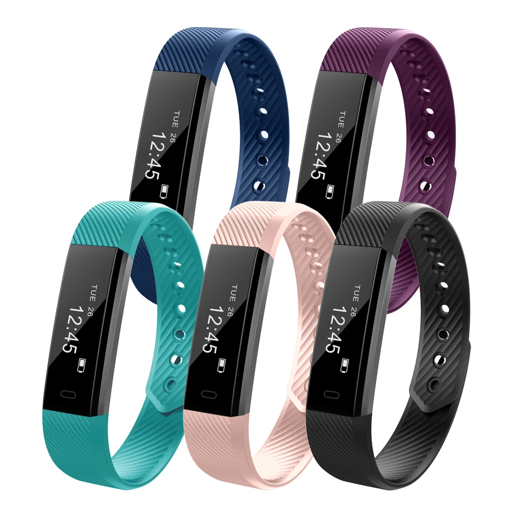 

Technology Smart Wristband Fitness Bracelet ID115 HR Heart Rate Monitor Waterproof Bluetooth 4.0 with Android IOS