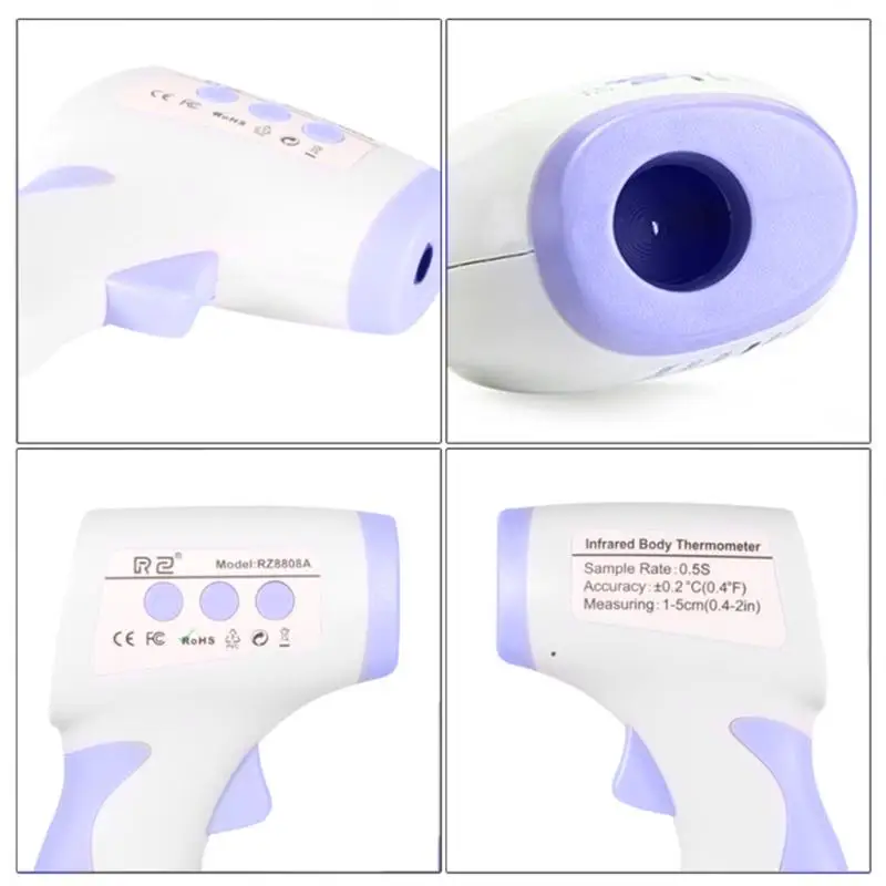 Налобный термометр для младенца ручной Бесконтактный ИК детектор тела человеческого тела термометр с цифровым ЖК-дисплеем
