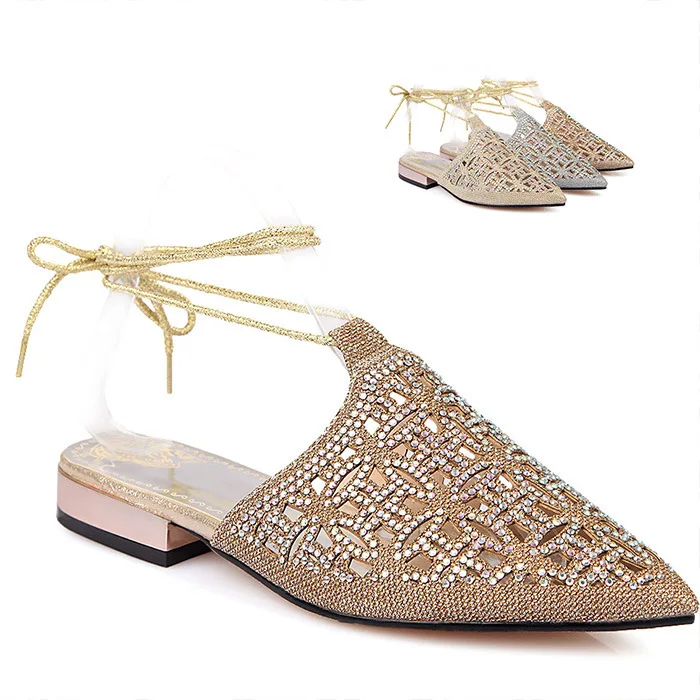 

Summer Sandals Clothes Slipper Bandage Flat Bottom Slipper
