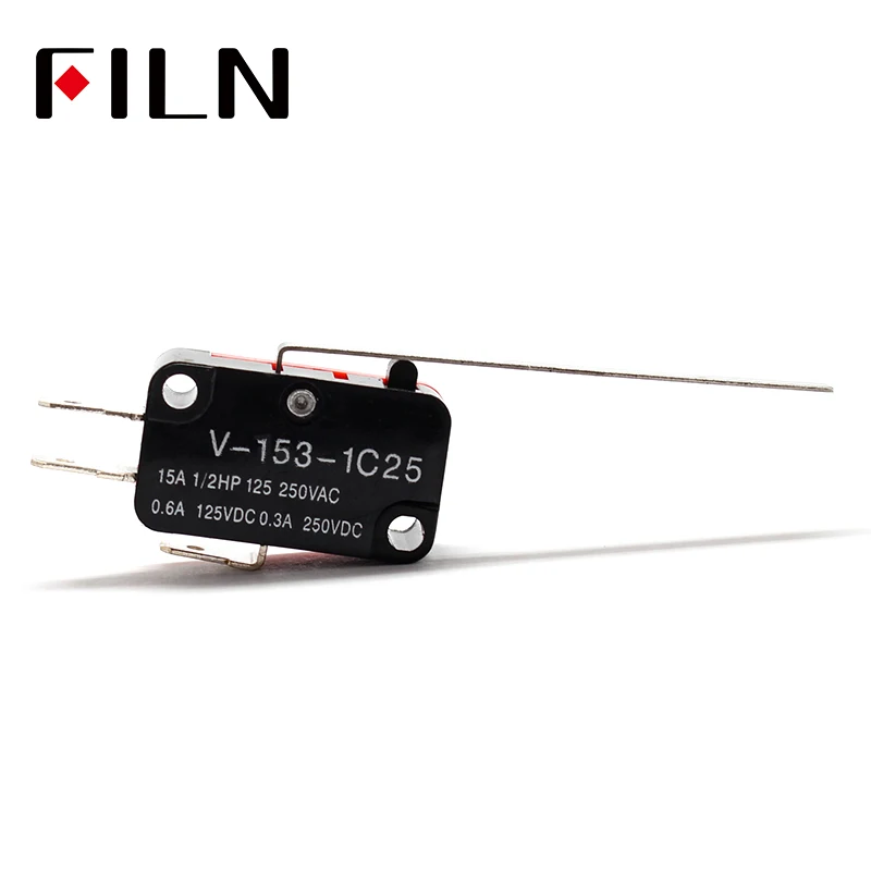 V-153-1C25 Limit Switches Long Straight Hinge Lever Type SPDT Micro Switch Mayitr For Electronic Measuring Appliance (4)
