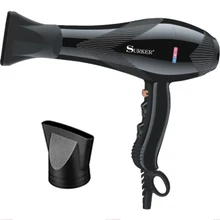 Профессиональный фен для волос 3000 Вт, стильный фен с двумя насадками, регулировка скорости горячего холодного воздуха, салонный инструмент для волос, напряжение 220-240 В