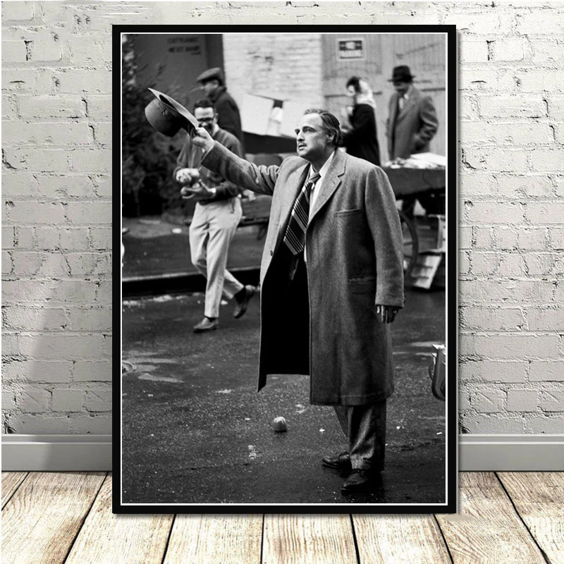 

Poster And Prints Hot Gangsters Godfather Goodfellas Classic Movie Film Paintings Art Wall Pictures For Living Room Home Decor