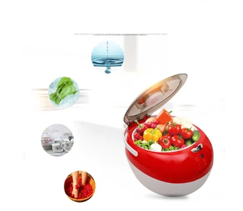 

fruit vegetable 360 DEddy Current Detoxification machine ultrasonic fish seafood machine disinfection Purification instrument
