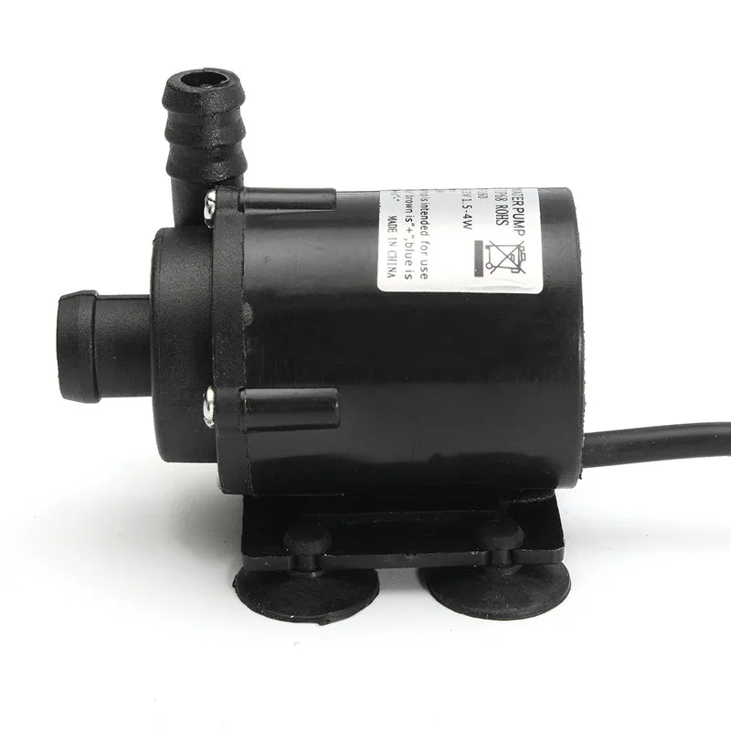 Водяной насос DC 12V 280L/H Бесщеточный мини водяной погружной двигатель простой в