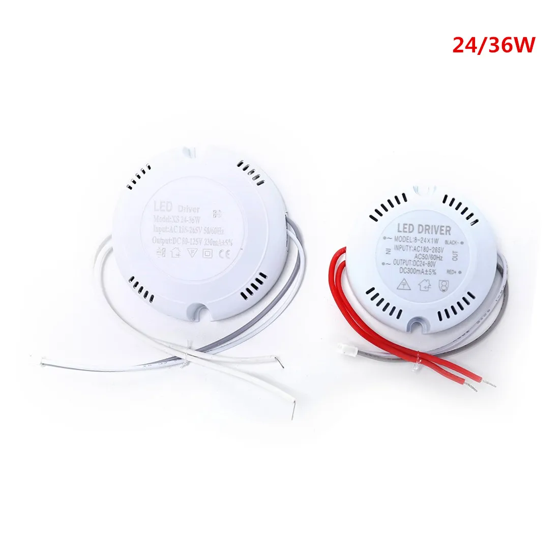 

1Pcs 24W 36w LED Driver Ceiling Driver 220v Round Driver Lighting Transform For LED Downlights Lights