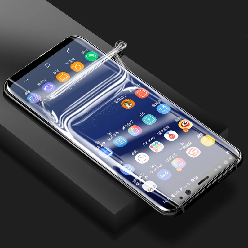 

YKSPACE Full Cover Front Back Soft TPU Screen Protector Film for Samsung Galaxy S7 S6 edge S8 S9 S10 Plus S10e Note 9 8 7 FE