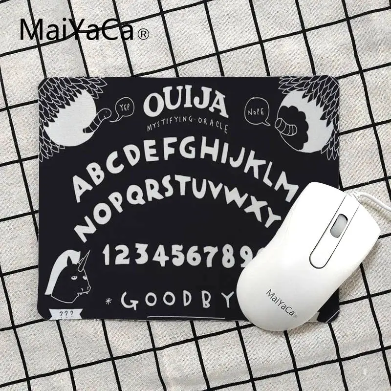 MaiYaCa высокое качество Ouija доска DIY дизайн игровой с узором коврик для мыши Размер для 18x22 см 25x29 см маленький коврик для мыши