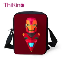 Thikin Марвел из Мстителей герой сумка через плечо для телефона для мальчиков телефонные сумки для покупок Mochila Infantil