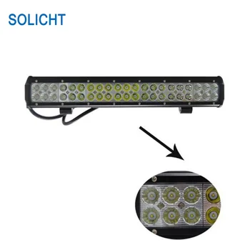 

SOLICHT 22" 126W LED Work Light Bar 10000LM offroad Boat Truck 4WD SPOT Super Bright,Good Price Car Led Lights Lamp