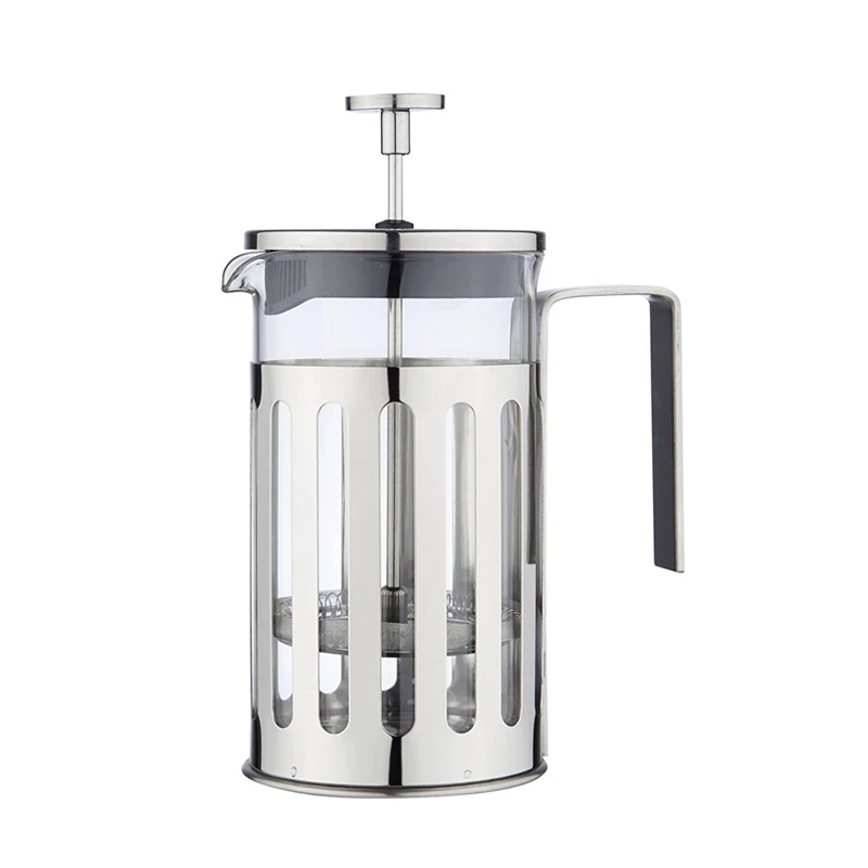 600ml Coffee Plunger Stainless Steel French Press Coffee Maker Tea Pot Kettle 20OZ Teapot with Press Filter Coffee Tea Tools (2)