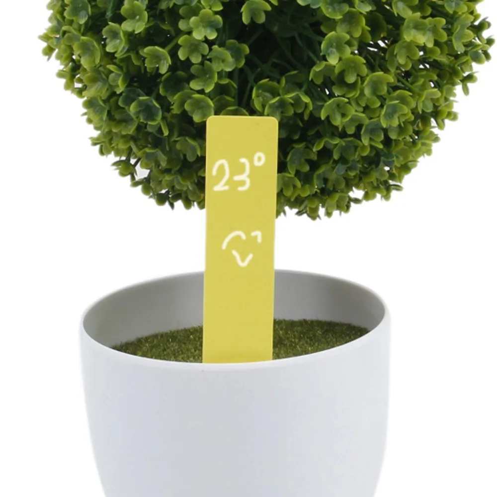2016 Boutique 1pcs Long Yellow Stick in Garden Plant Seed Labels Nursery Plastic Stake Tags | Дом и сад