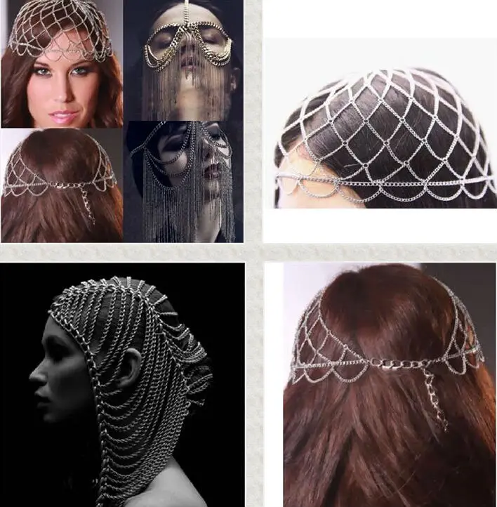 Free Shipping New Styles Women Unique Design Head Chains Hair Chains