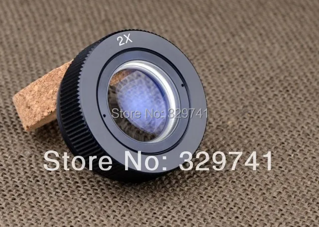 

2x Auxiliary Objective Lens for Stereo Microscope Parts Accessories Fitting Accessory Free Shipping