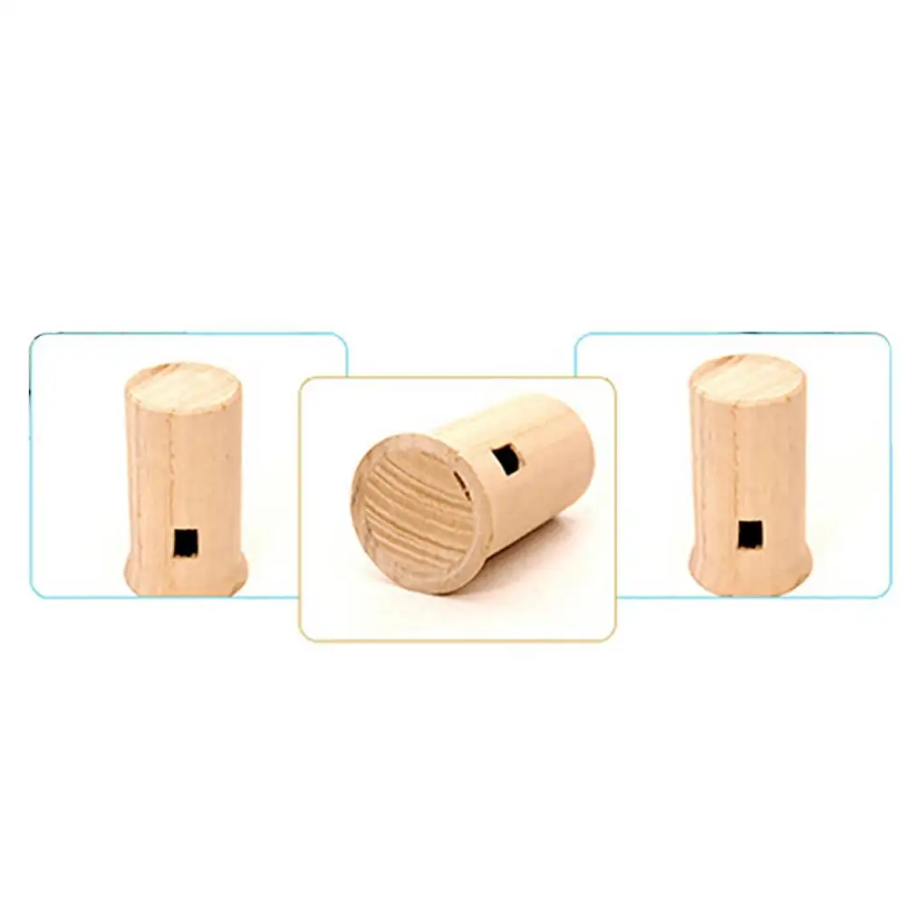 

Wooden Cylinder Whisle Bird Sound Musical Instrument Educational Kids Toy Gift