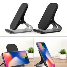 Qi Беспроводной Зарядное устройство 10 W быстрая зарядка держатель док-станции для iPhone X XR XS MAX 8 8 P samsung S10 S10+ S9 huawei P30 pro Коврики 20 серии