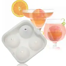 Виски силиконовый куб шар сделать плесень Сфера прессформы кирпич вечерние формы лоток Круглый белый шар формы шар лоток A609 APJ EHO