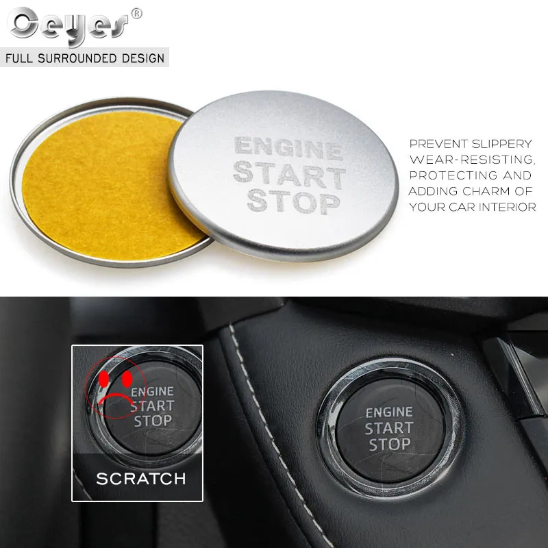 Start Engine Button Ring for TOYOTA (30)