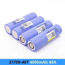 original 21700 battery INR21700-40T 30a 4000mah battery for Samsung electric cigarette and power bank battery Turmera 21700 original 21700 battery INR21700-40T 30a 4000mah battery for Samsung electric cigarette and power bank battery Turmera 21700