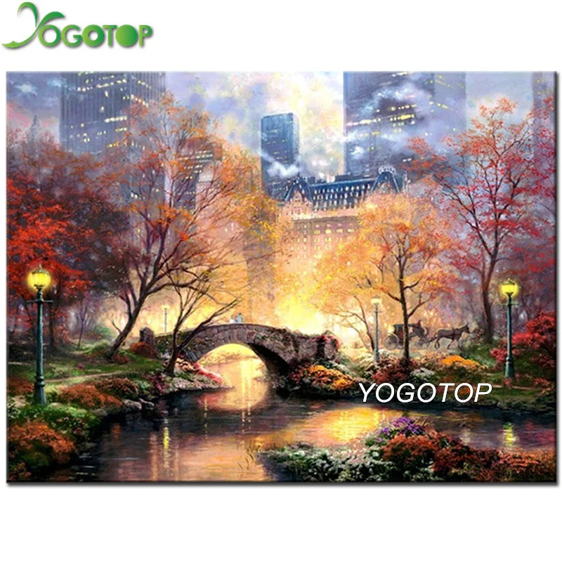 

YOGOTOP Diamond Embroidery city natural landscape Full Drill Square/Round Diy Diamond Painting Cross Stitch 5d wall Decor YY156